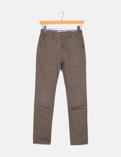 Primark Pantalón chino verde