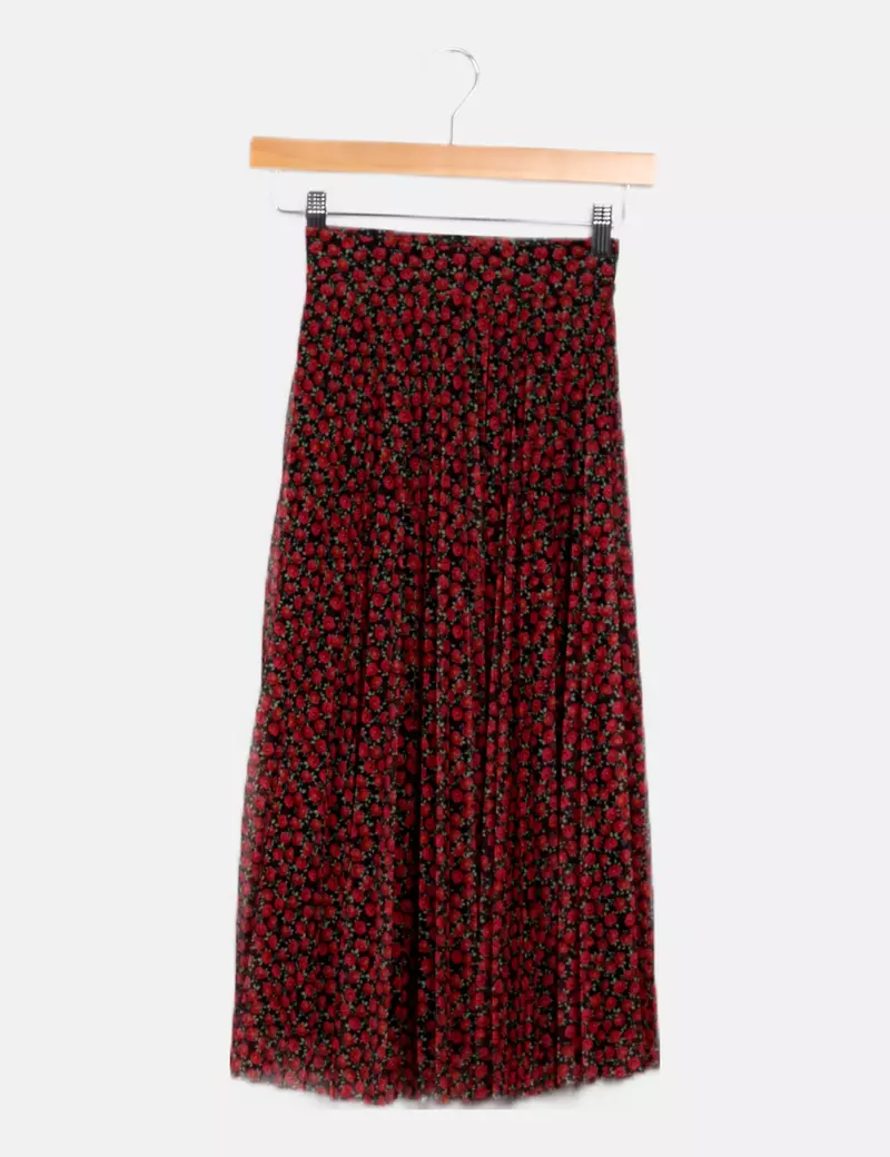 Pull&Bear Falda estampado floral