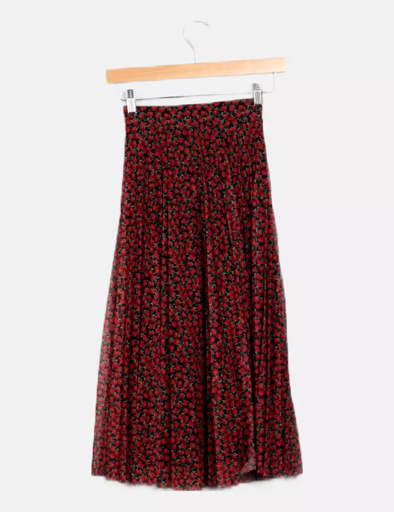 Pull&Bear Falda estampado floral