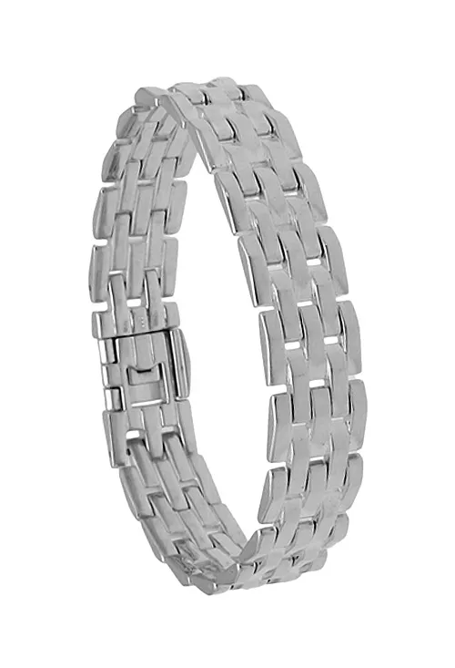 Pulsera plata brazalete panther 126_T1051B19SH