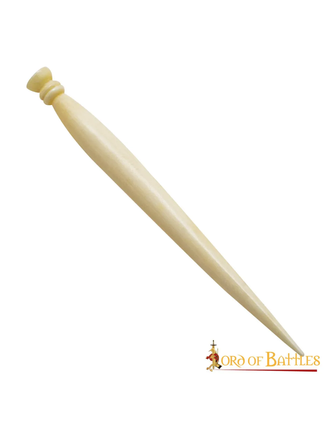 Punzón medieval en hueso tallado a mano (10,5 cm.)