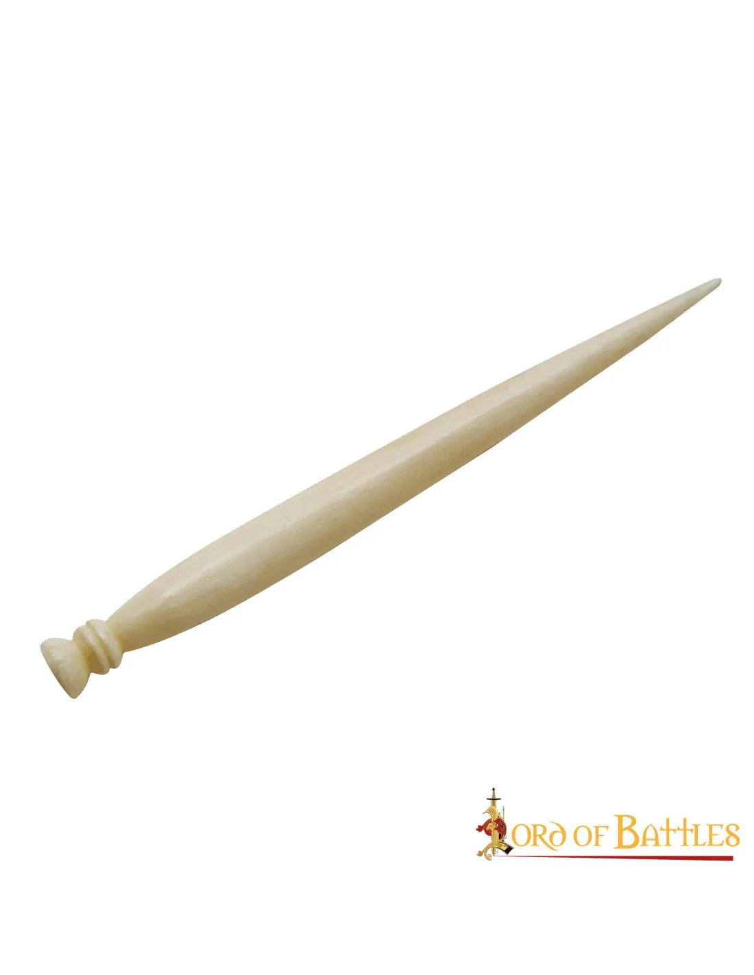 Punzón medieval en hueso tallado a mano (10,5 cm.)