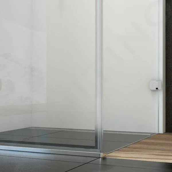 RAVAK BRILLIANT  CABINA DE DUCHA BSDPS90/90 L, 8890X8890 CM, CROMO/VIDRIO TRANSPARENTE 0UL77A00Z1