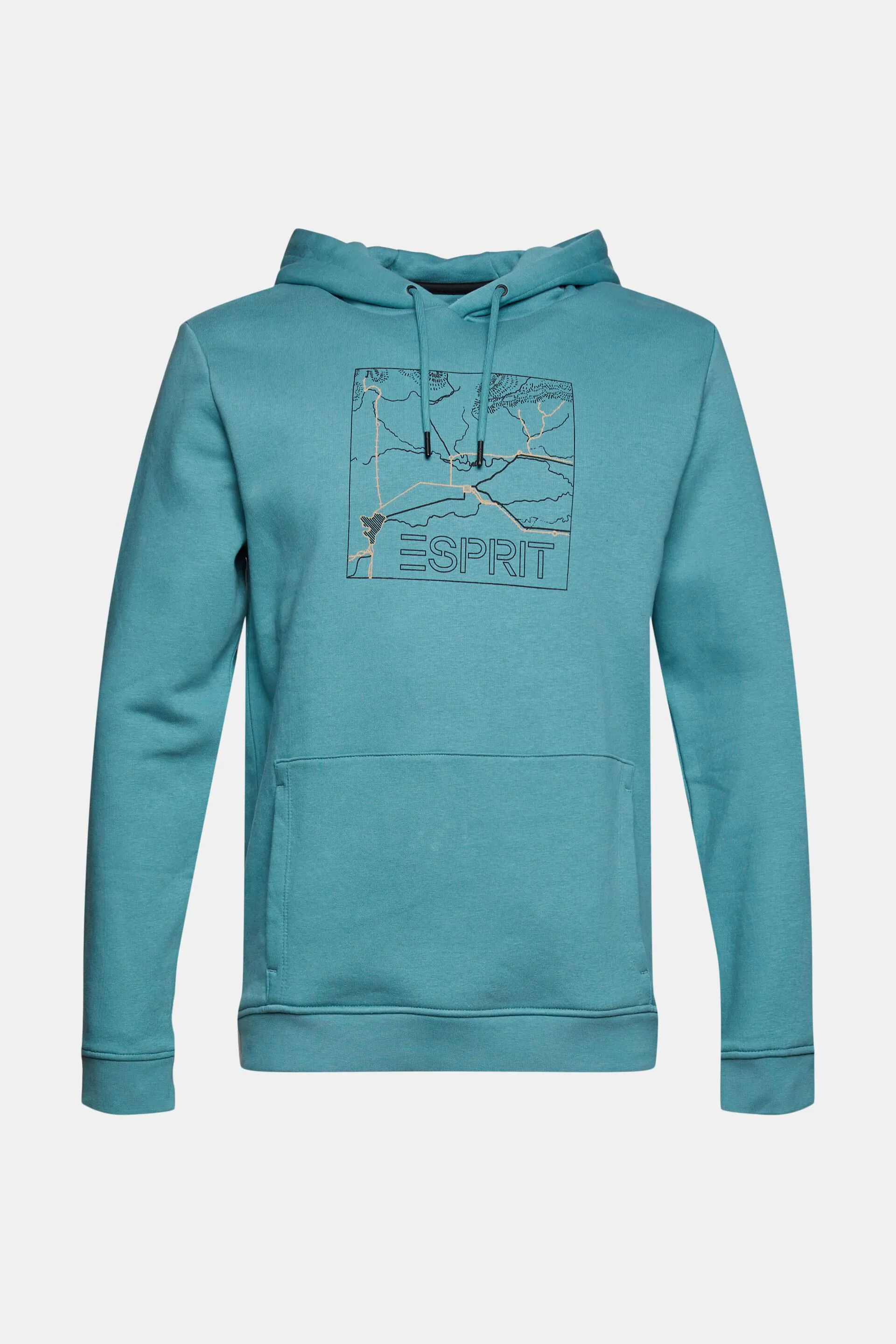 Reciclada: sudadera con capucha y estampado