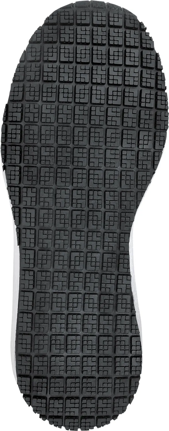 REEBOK Zapato de trabajo, con puntera blanda, antideslizante MaxTRAX, estilo atlÒtico, azul/blanco, de mujer, Reebok Work Floatr