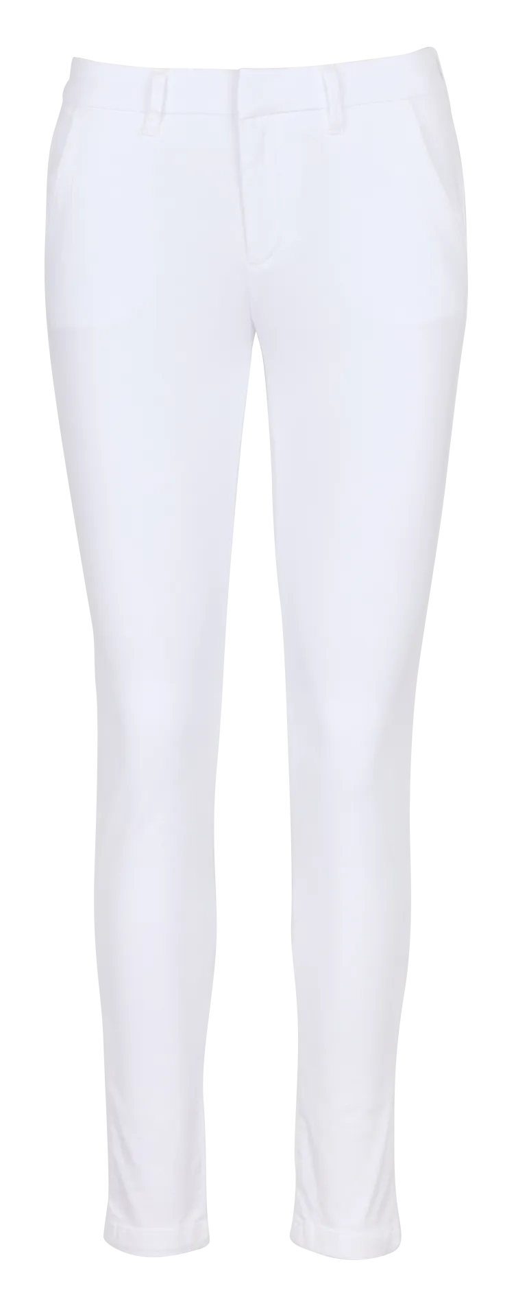REIKO SANDY BASIC 2  PANTALóN CHINO DE MEZCLA DE ALGODóN EN BLANCO