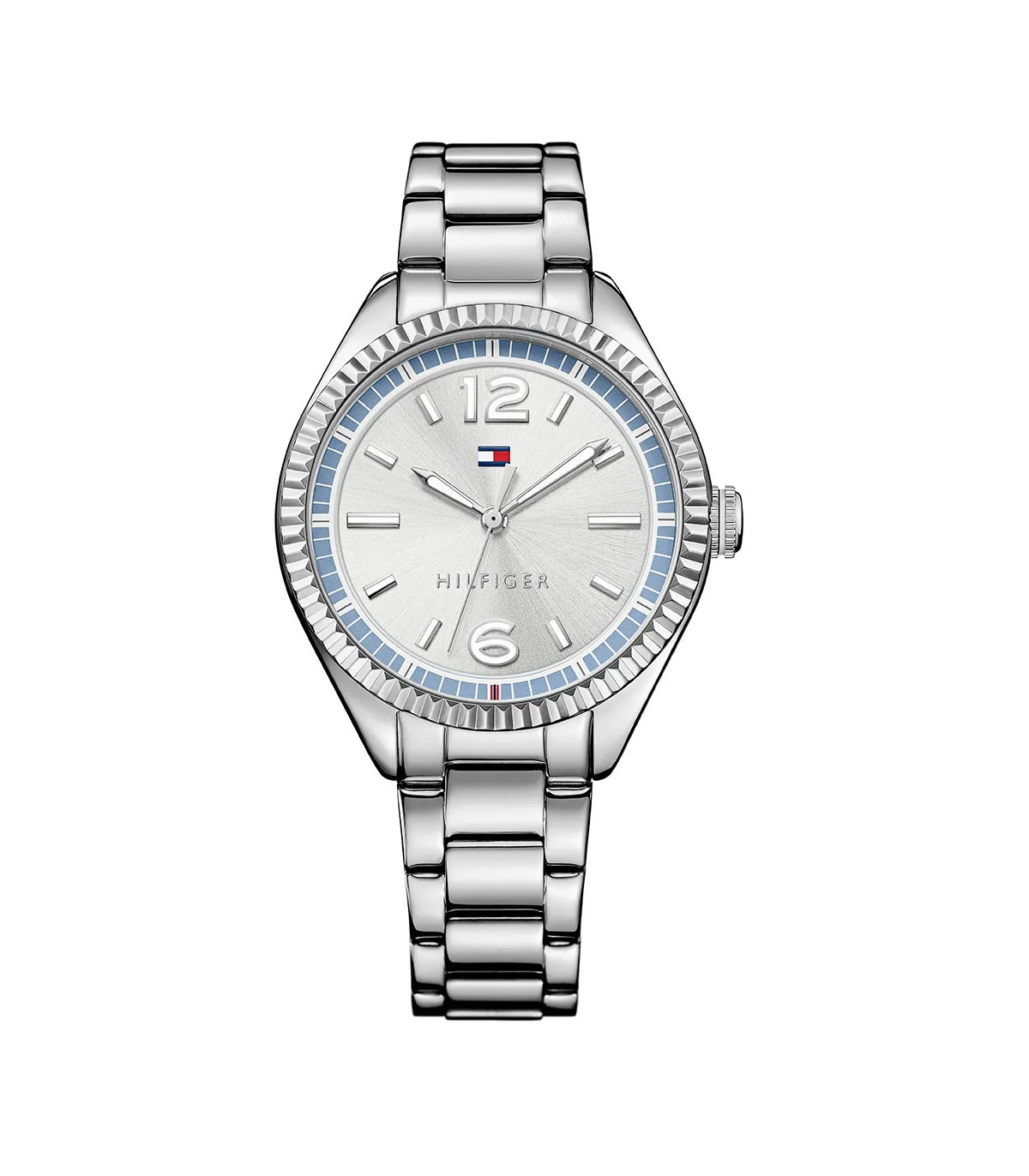 RELOJ TOMMY HILFIGER DE ACERO INOXIDABLE IP PLATEADO  1781519