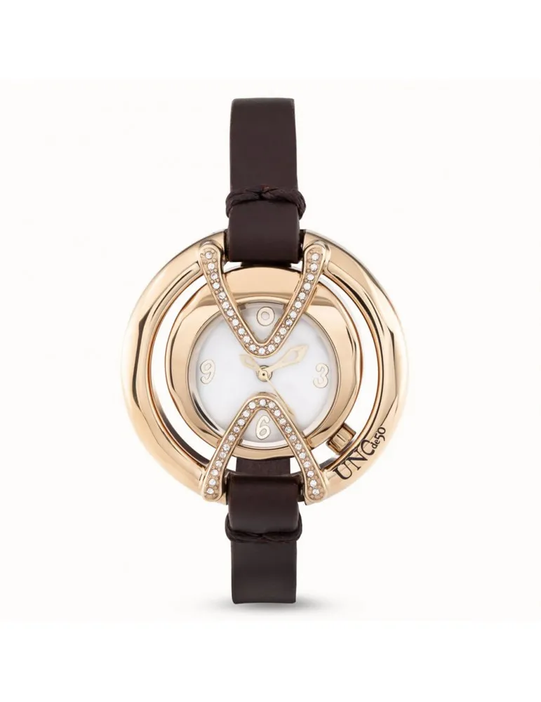 Reloj Uno de 50 Mujer Daring Topaz Dorado