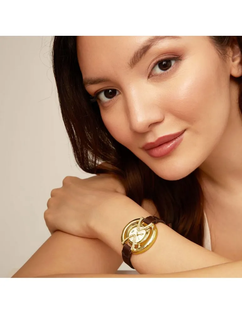 Reloj Uno de 50 Mujer Daring Topaz Dorado