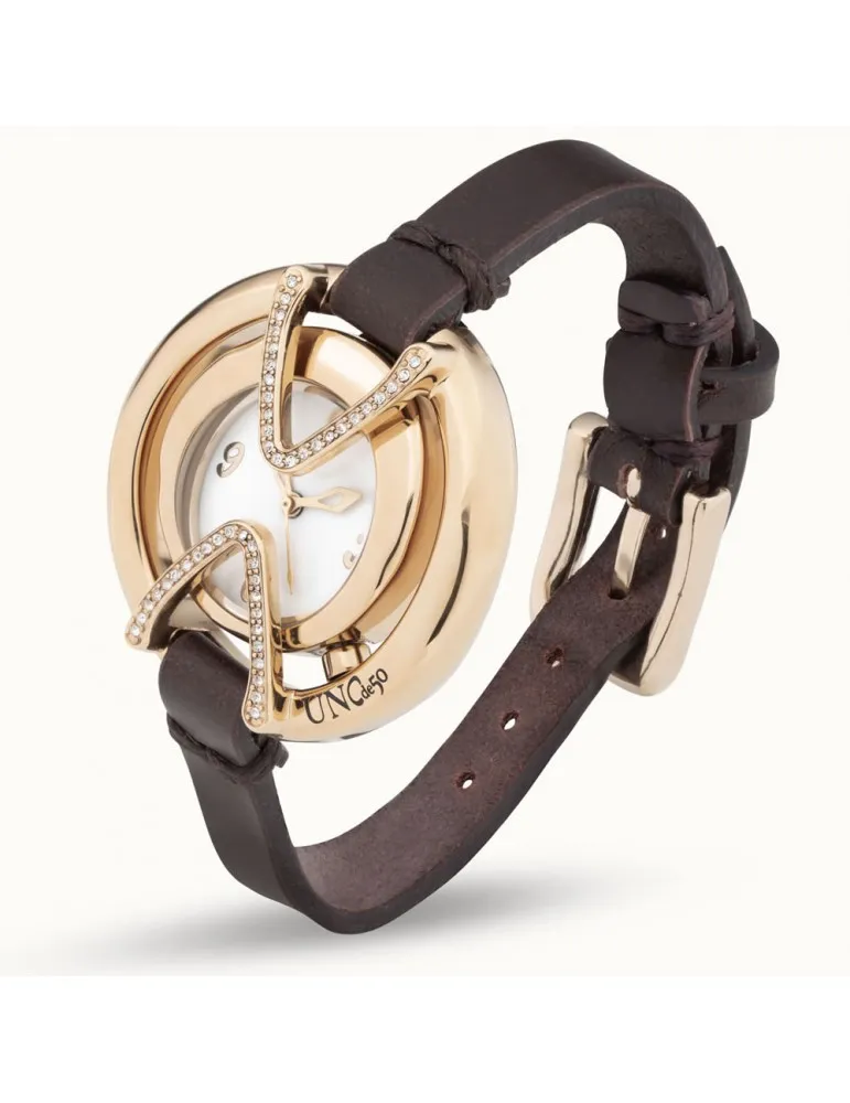 Reloj Uno de 50 Mujer Daring Topaz Dorado