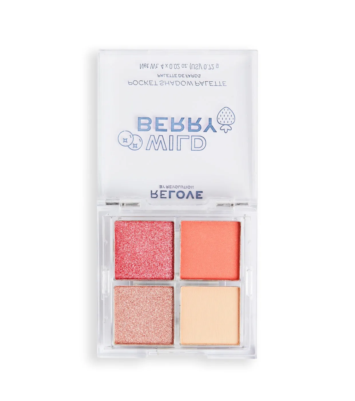 REVOLUTION RELOVE  PALETA DE SOMBRAS TAMAO BOLSILLO  WILD BERRY
