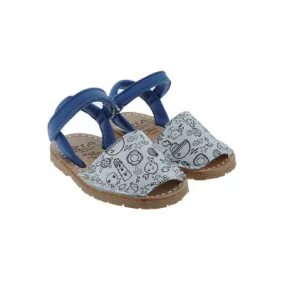 RIAAbarcas velcro piel estampada dibujos Ria 20090-27297