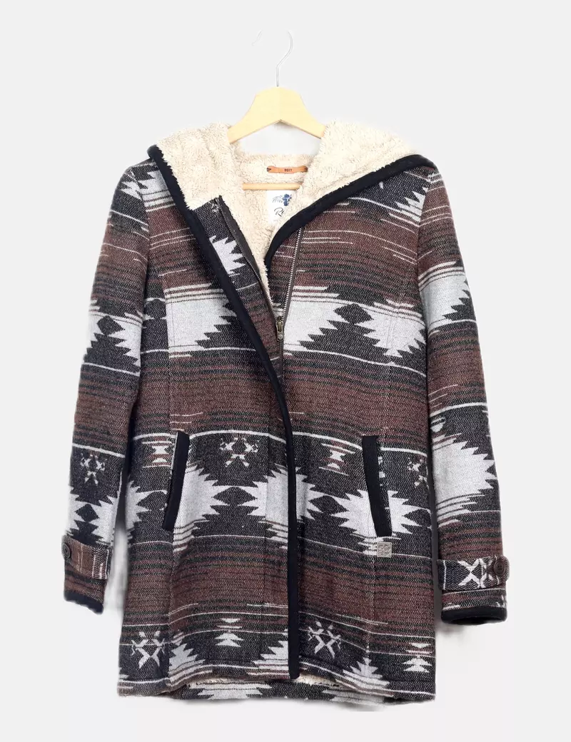 Roxy Chaqueta estampada étnico