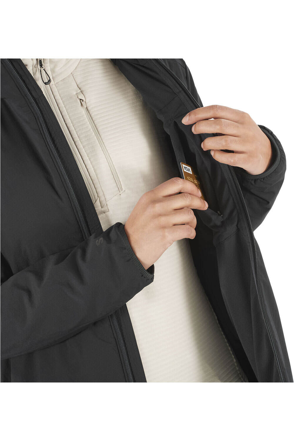 Salomon MOUNTAIN FLEX Chaqueta Impermeable Mujer