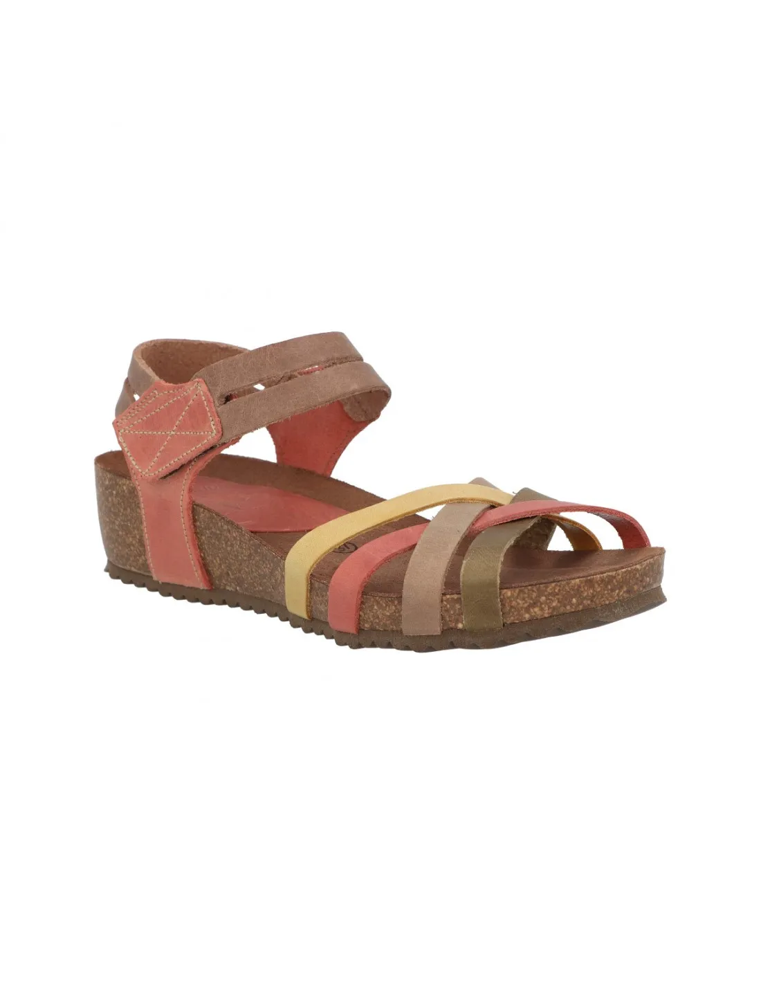 SANDALIA BIO VELCRO MUJERINTER BIOS5338