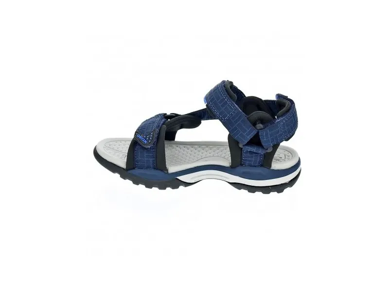 SANDALIA BOREALIS CON VELCRO GEOX J720RF EN COLOR AZUL