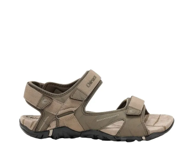 SANDALIA CON VELCRO TARIFA 02 CHIRUCA EN COLOR KAKI