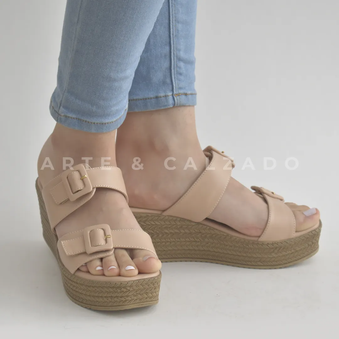 Sandalia S00067 Nude