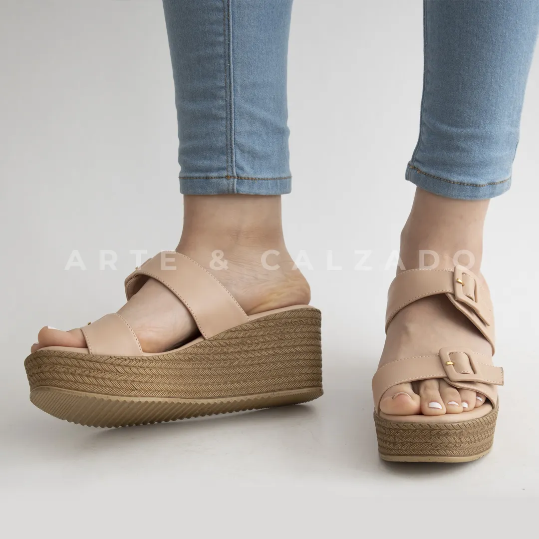 Sandalia S00067 Nude