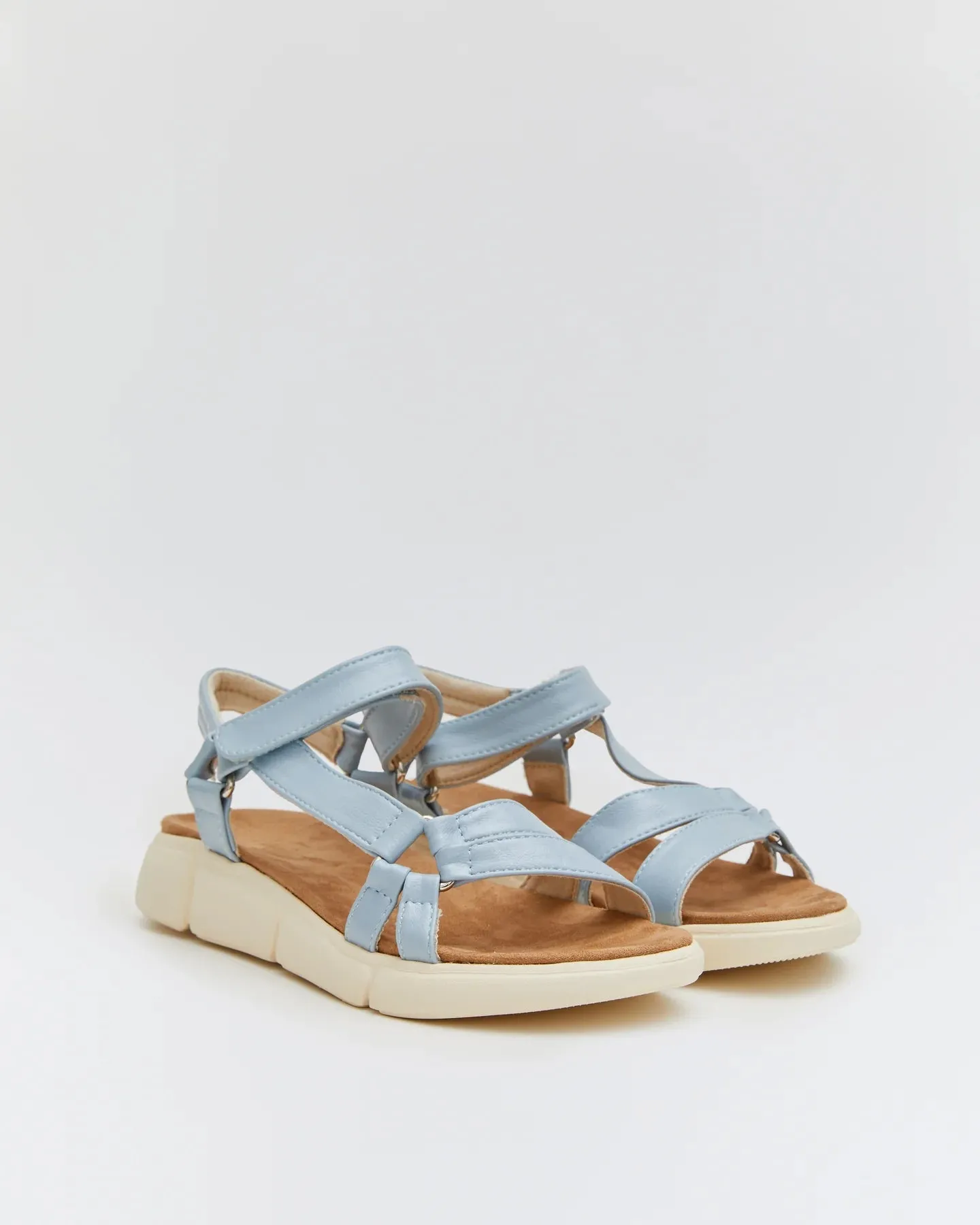 SANDALIA VELCRO B LT.BLUE
