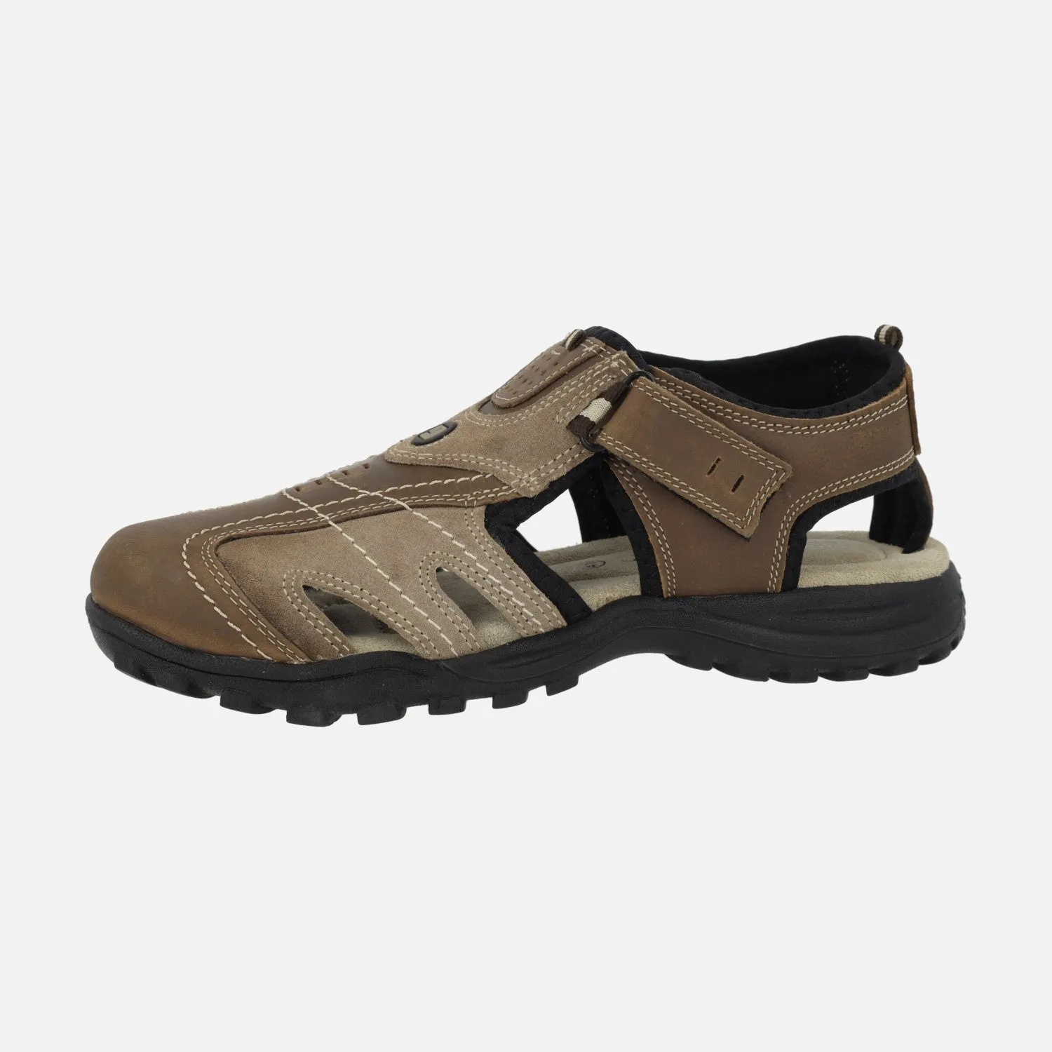 Sandalias para hombre con cierre de velcro