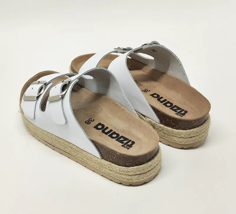 Sandalias Y Zue Tiziana 800 piel blanco