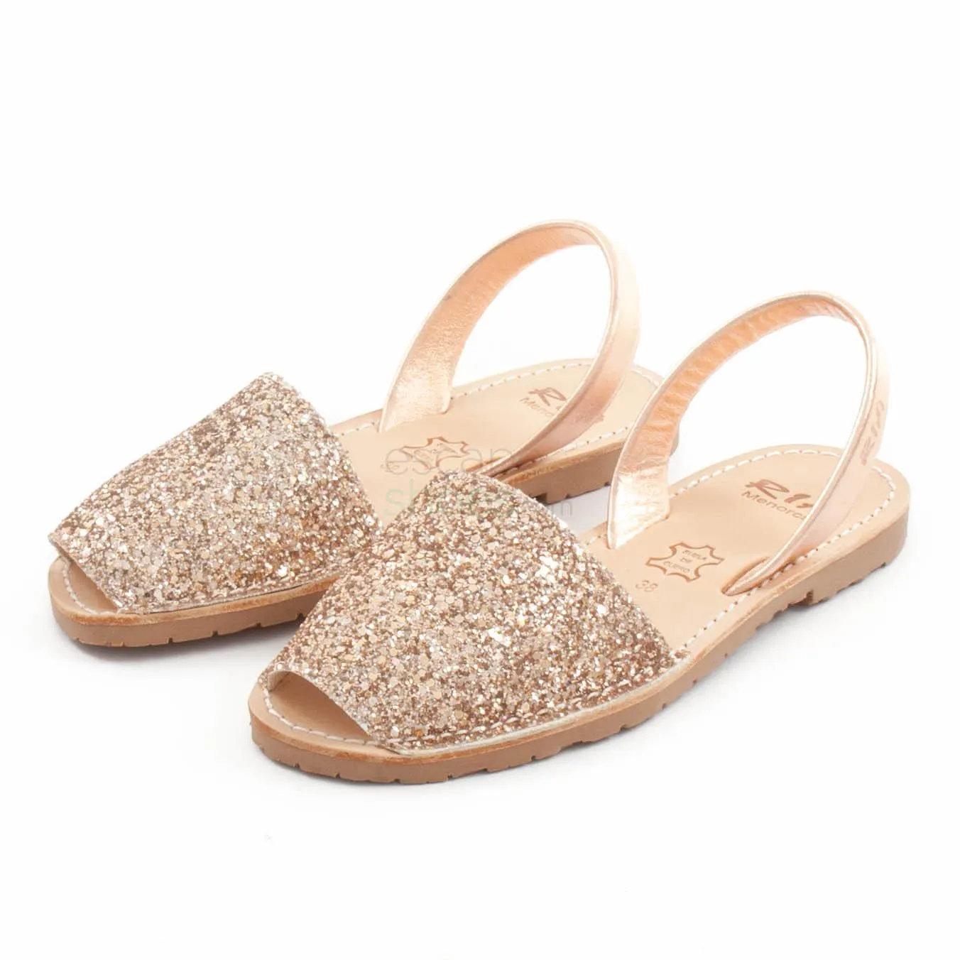 SANDáLIAS RIA MENORCA 21224S2 GLITTER SL15 C/9 PEACH