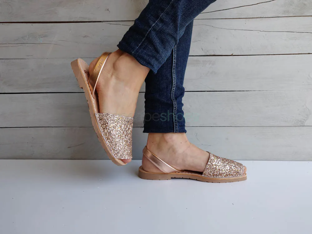 SANDáLIAS RIA MENORCA 21224S2 GLITTER SL15 C/9 PEACH
