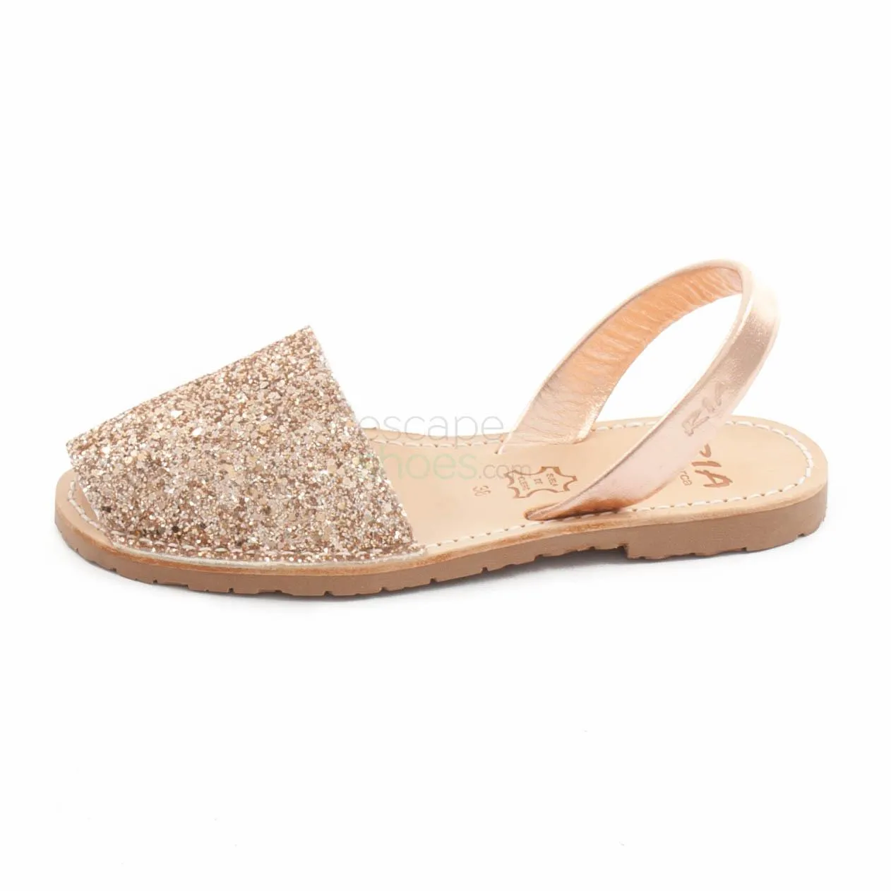 SANDáLIAS RIA MENORCA 21224S2 GLITTER SL15 C/9 PEACH