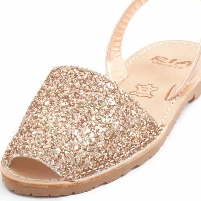 SANDáLIAS RIA MENORCA 21224S2 GLITTER SL15 C/9 PEACH