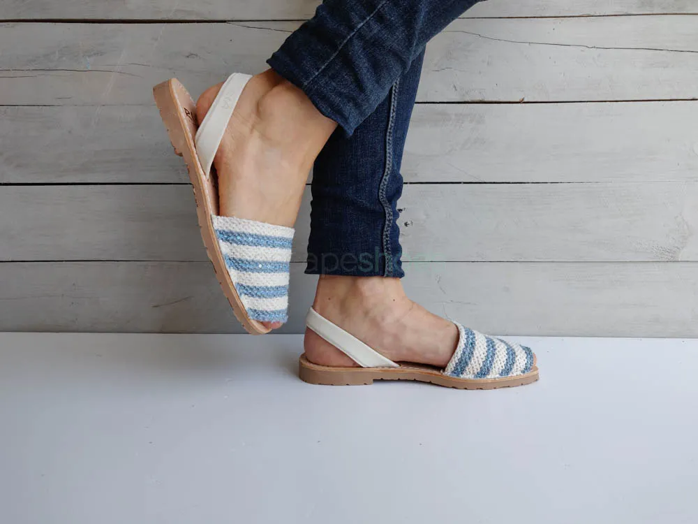 Sandálias RIA MENORCA Grimaldi N1 Branco Azul