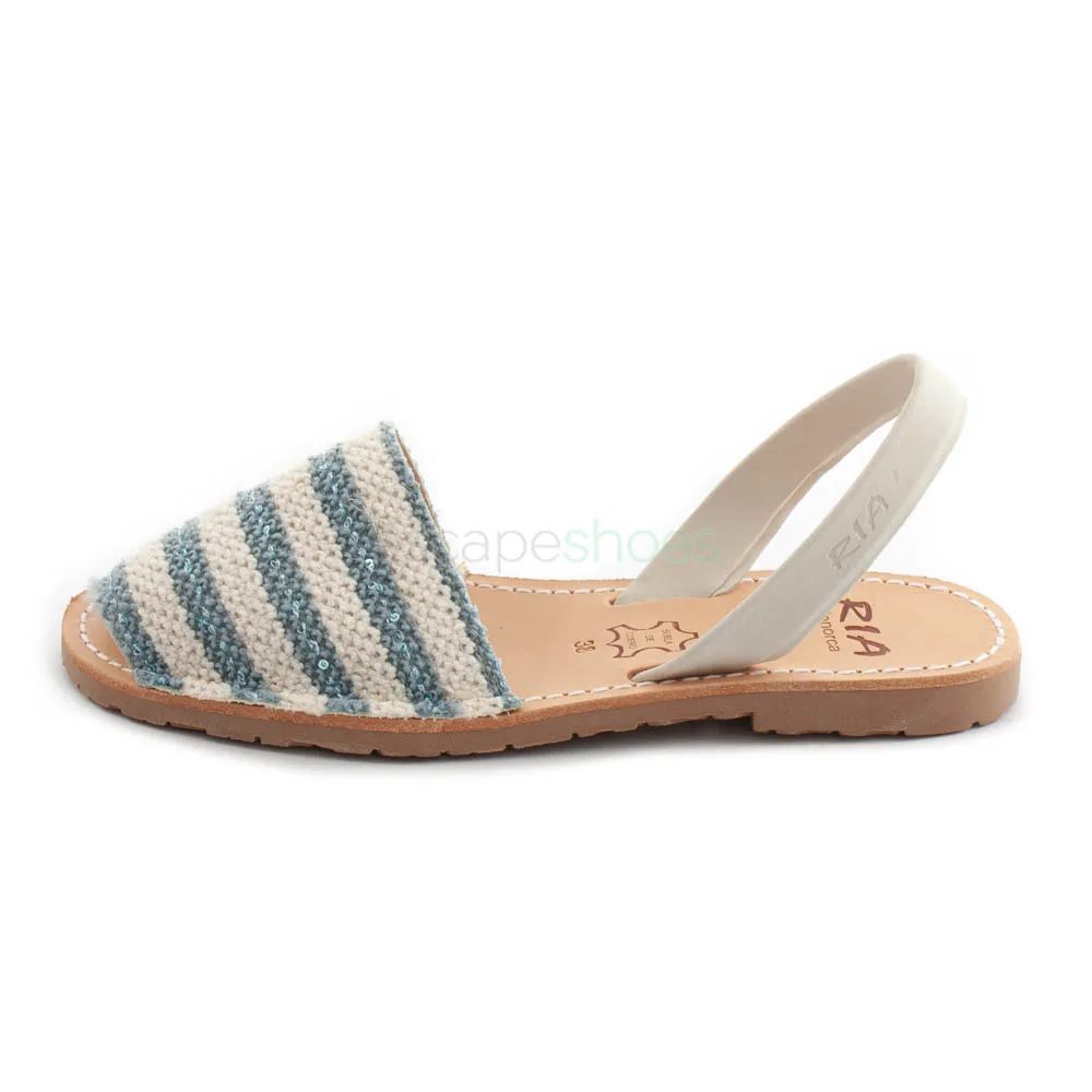 Sandálias RIA MENORCA Grimaldi N1 Branco Azul