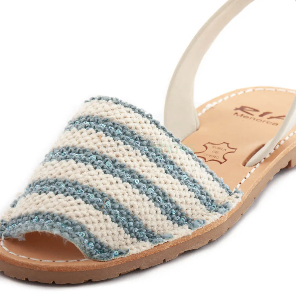 Sandálias RIA MENORCA Grimaldi N1 Branco Azul