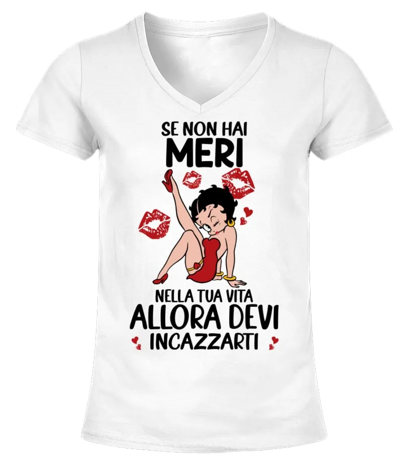 Se non hai Meri Camiseta cuello pico Mujer