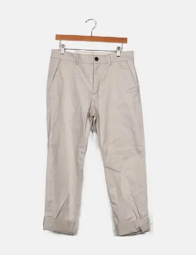 Selected Pantalón gris chino