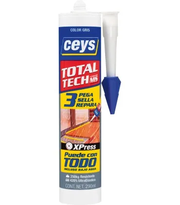 Sellador adh poliu mstech gris CEYS 290ml 507220