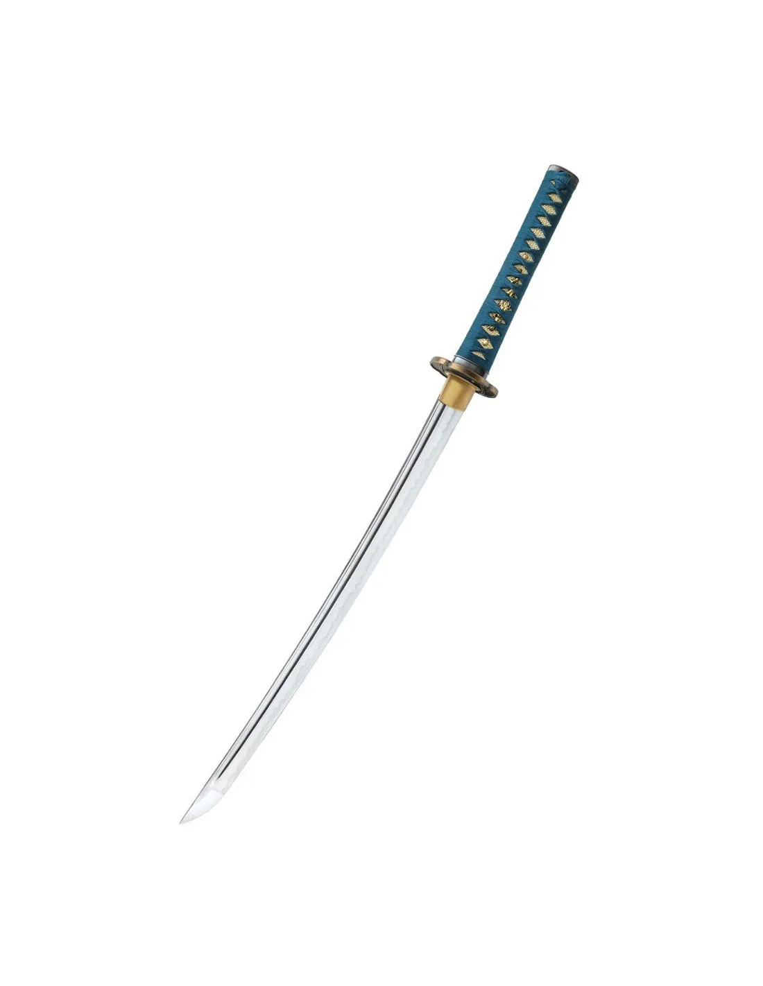 Shikoto Longquan Master Teal Wakizashi, forjado a mano