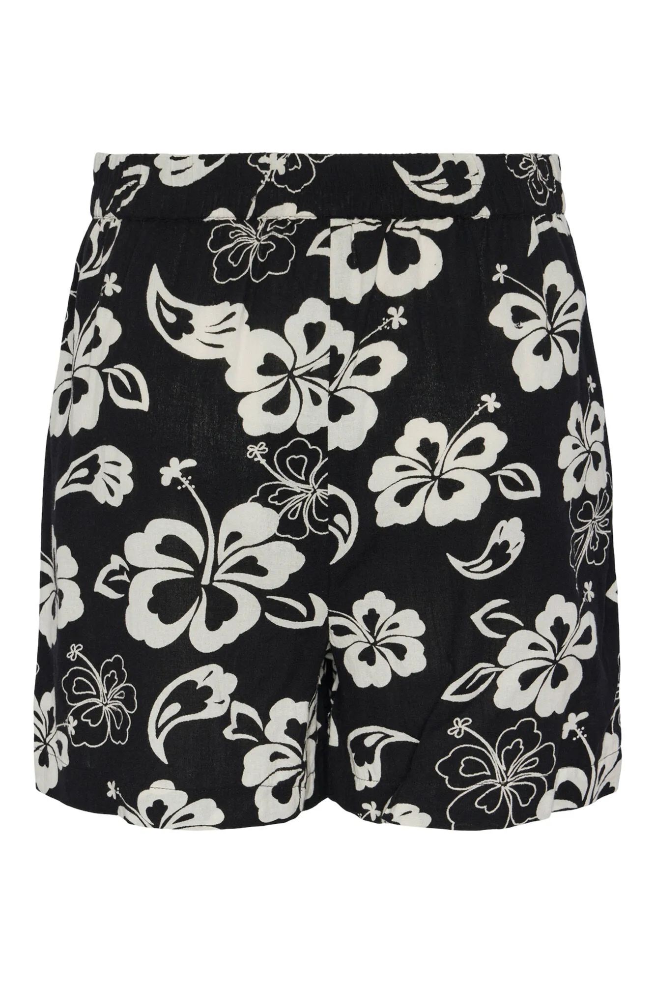 Short mujer cintura elástica con estampado floral