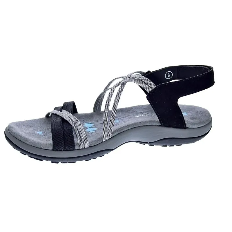 Skechers Sandalias Mujer Reggae Slim Negro