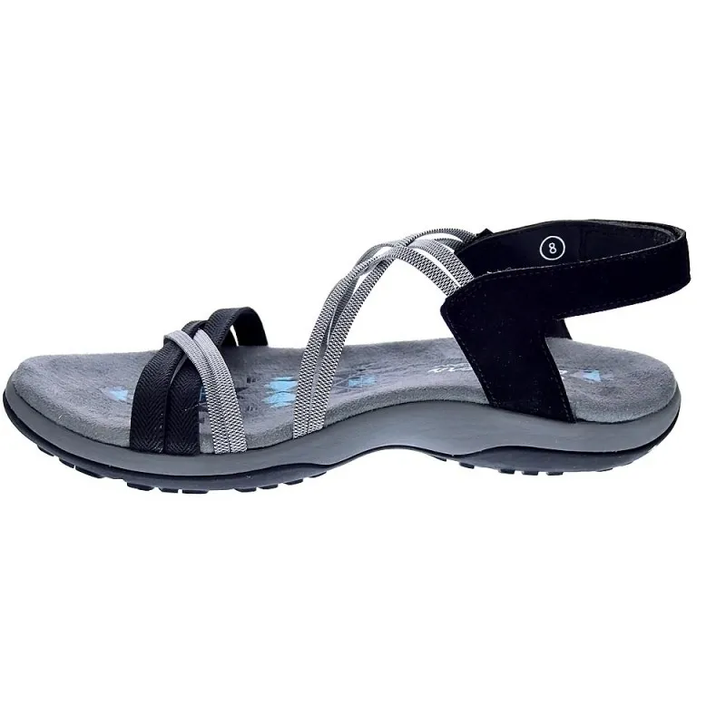 Skechers Sandalias Mujer Reggae Slim Negro
