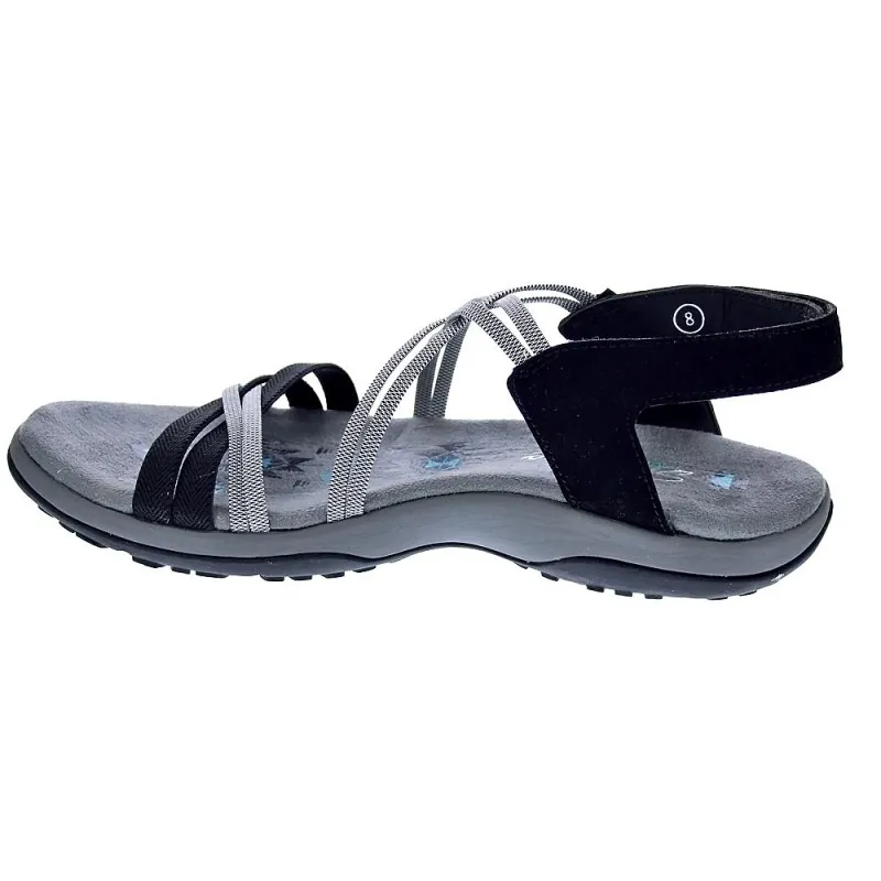 Skechers Sandalias Mujer Reggae Slim Negro