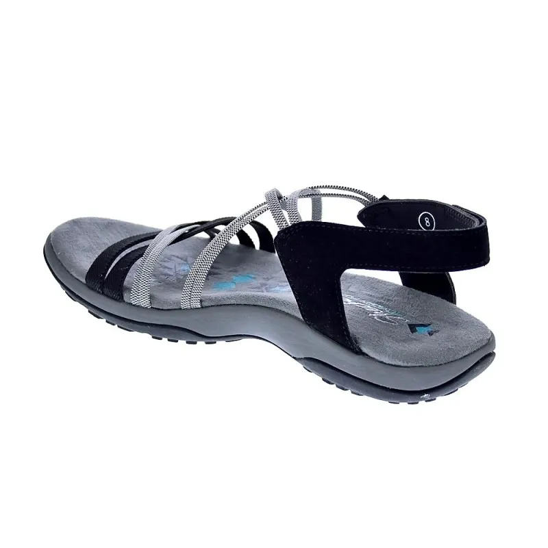 Skechers Sandalias Mujer Reggae Slim Negro