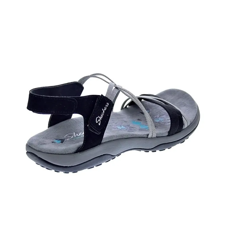 Skechers Sandalias Mujer Reggae Slim Negro