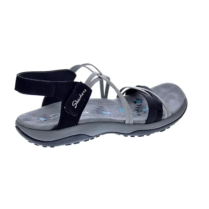 Skechers Sandalias Mujer Reggae Slim Negro