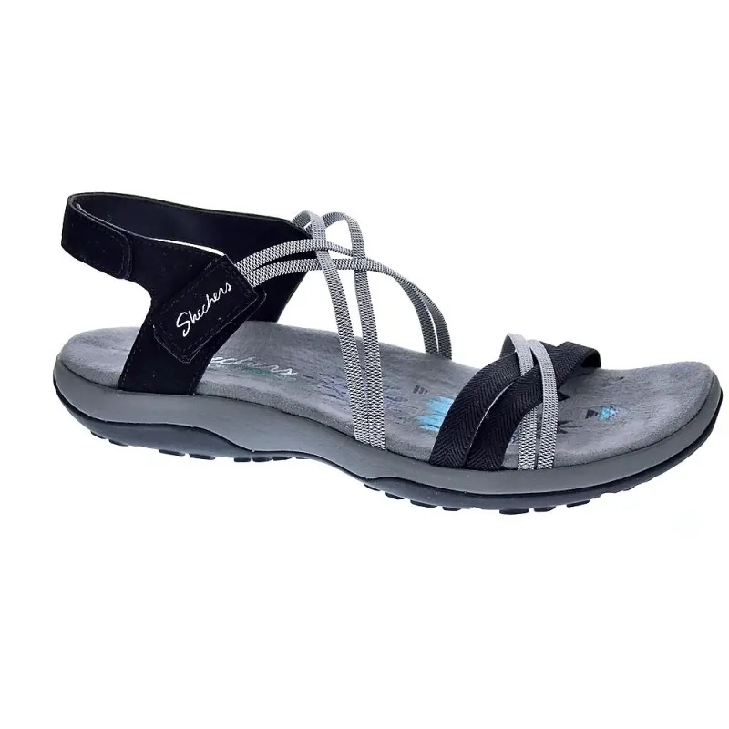 Skechers Sandalias Mujer Reggae Slim Negro