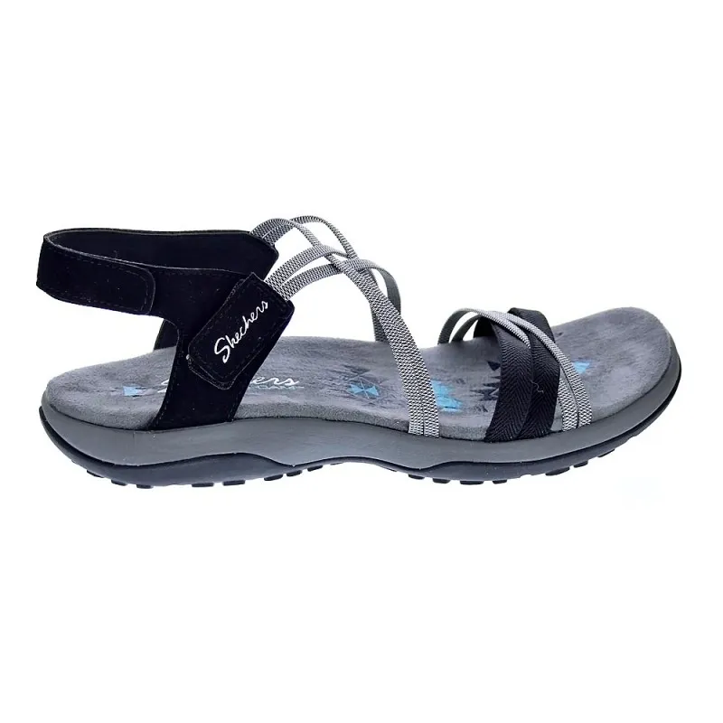 Skechers Sandalias Mujer Reggae Slim Negro