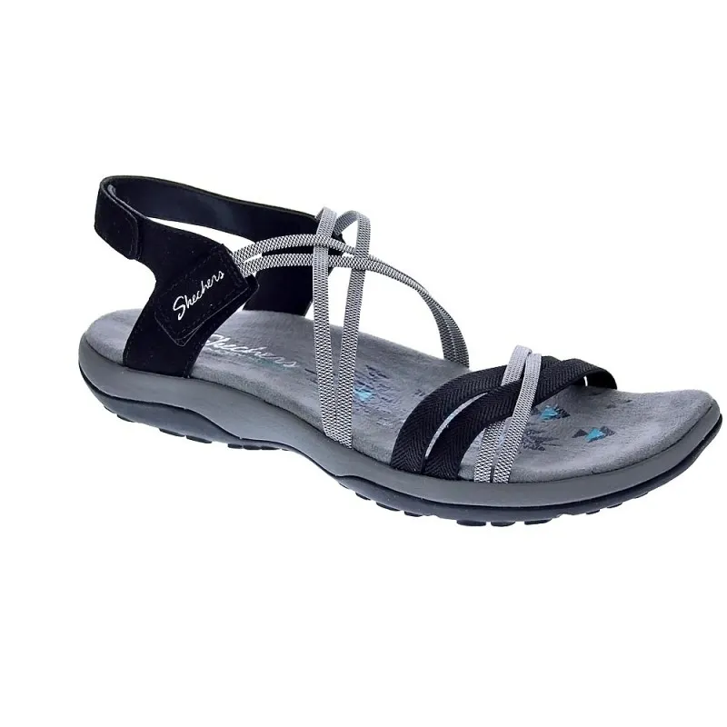 Skechers Sandalias Mujer Reggae Slim Negro