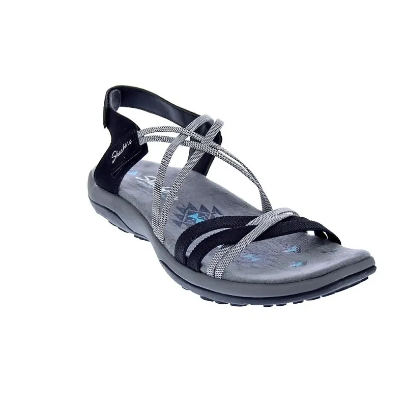 Skechers Sandalias Mujer Reggae Slim Negro