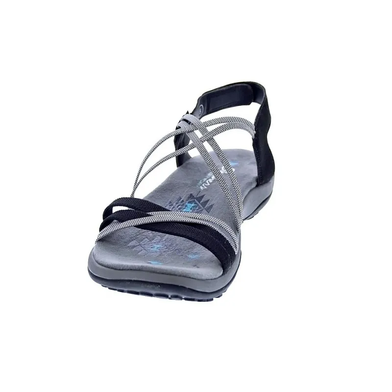 Skechers Sandalias Mujer Reggae Slim Negro