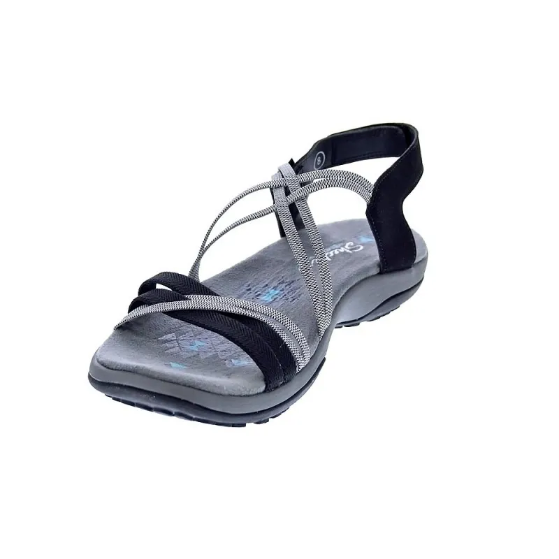 Skechers Sandalias Mujer Reggae Slim Negro